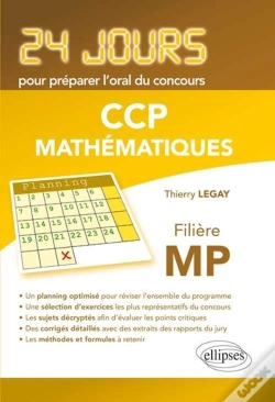 Capa do artigo Mathématiques 24 Jours Pour Préparer L'Oral Du Concours Ccp - Filière Mp