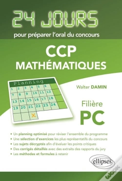 Capa do artigo Mathematiques 24 Jours Pour Preparer L'Oral Du Concours Ccp Filiere Pc