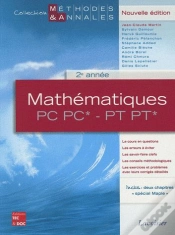 Capa do artigo Mathematiques 2e Annee Pc Pc Pt Pt*, Nouvelle Edition (Coll. Methodes & Annales)