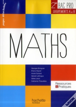 Capa do artigo Mathématiques ; 2nde Bac Pro ; Groupements A Et B Industriel ; Manuel De L'Élève