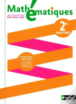 Capa do artigo Mathématiques ; 2nde Bac Pro ; Pochette Élève (Édition 2009)