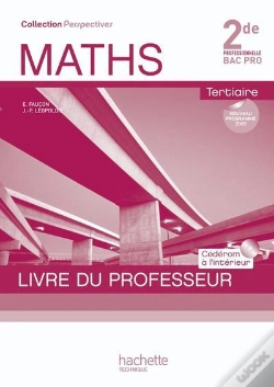Capa do artigo Mathématiques ; 2nde Professionnelle ; Bac Pro Tertiaire ; Livre Du Professeur + Cédérom