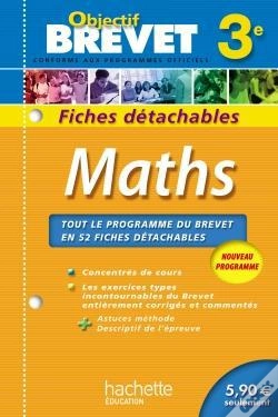 Capa do artigo Mathematiques ; 3eme ; Fiches Detachables