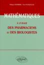 Mathématiques À L'Usage Des Pharmaciens Et Des Biologistes - Preview