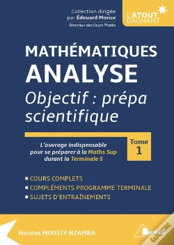 Capa do artigo Mathématiques ;Analyse ; Objectif Prépa Scientifique Tome 1