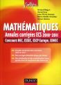 Mathematiques : Annales Corrigees Ecs Des Concours Hec, Escp, Essec, Ccip - Preview