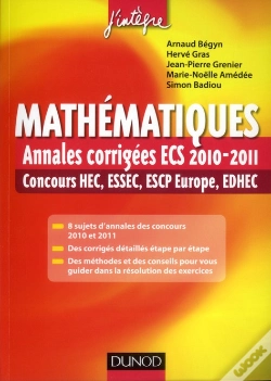 Capa do artigo Mathematiques : Annales Corrigees Ecs Des Concours Hec, Escp, Essec, Ccip