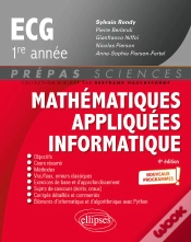 Capa do artigo Mathématiques Appliquées - Informatique - Prépas Ecg 1re Année - Nouveaux Programmes - 4e Édition