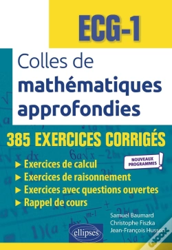 Capa do artigo Mathématiques Approfondies : Ecg-1 ; Nouveaux Programmes