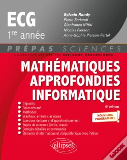 Capa do artigo Mathématiques Approfondies - Informatique - Prépas Ecg 1re Année - Nouveaux Programmes - 4e Édition