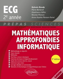 Capa do artigo Mathématiques Approfondies : Informatique, Prépas Ecg 2e Année (5e Édition)