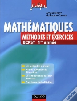 Capa do artigo Mathématiques ; Bcpst 1ère Année ; Méthodes Et Exercices
