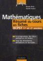 Mathématiques ; Bcpst 1ère Et 2ème Année ; Résumé Du Cours En Fiches (2e Édition) - Preview