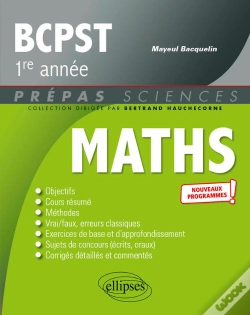 Capa do artigo Mathématiques Bcpst 1re Année - Programme 2021