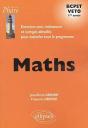 Mathématiques Bcpst/Veto - Exercices Corrigés - 1re Année - Preview
