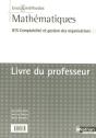 Mathématiques ; Bts Cgo ; Exos Et Méthodes ; Livre Du Professeur (Édition 2007) - Preview