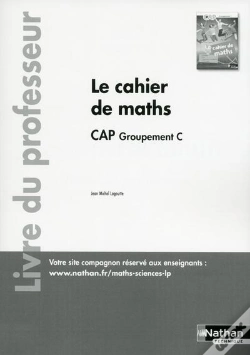 Capa do artigo Mathematiques - Cap Tertiaire - Groupement C - Professeur - 2018