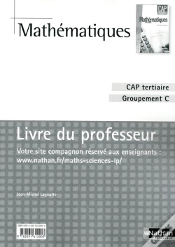 Capa do artigo Mathematiques  Cap  Tertiaire  -  Pochette  (Groupement C) -  Professeur  -  2010