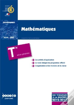 Capa do artigo Mathematiques - Classe Terminale Des Series Generales