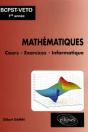 Mathématiques ; Cours Et Exercices D'Application Classe Bcpst-Véto 1ère Année - Preview