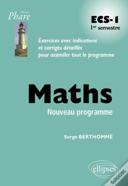 Capa do artigo Mathématiques Ecs-1 1er Semestre Programme 2013