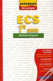 Capa do artigo Mathématiques Ecs ; 1ère Année ; Interros Des Prépas (Édition 2008)