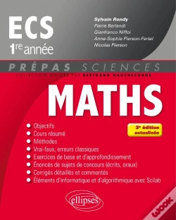 Capa do artigo Mathématiques Ecs 1re Année - 3e Édition Actualisée
