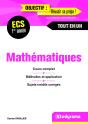 Mathématiques ; Ecs 1re Année ; Cours Complet, Méthodes Et Application, Sujets Inédits Corrigés - Preview