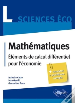 Capa do artigo Mathématiques ; Éléments De Calcul Différentiel Pour L'Économie ; Licence Sciences Économiques