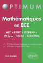Mathématiques En Ece (Hec-Essec-Escp-Eap-Emlyon-Edhec-Ecricome) 29 Fiches-Méthodes - 12 Annales Corrigées 2013 Et 2014 - Preview