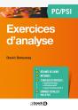 Mathématiques ; Exercices D'Analyse ; Pc/Psi - Preview