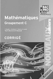 Capa do artigo Mathematiques Groupement C. Corrige