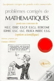 Capa do artigo Mathématiques Hec 1997 - Tome 19 (Option Scientifique)
