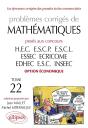 Mathématiques Hec 1998-2001 - Tome 22  (Option Économique) - Preview