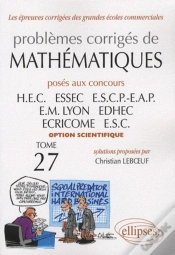 Capa do artigo Mathématiques Hec 2006-2007 - Tome 27 (Option Scientifique)