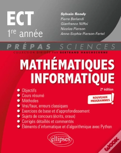 Capa do artigo Mathématiques - Informatique - Ect 1re Année - Nouveaux Programmes - 2e Édition