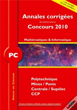 Capa do artigo Mathématiques Informatique ; Pc (Annales 2010)