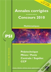 Capa do artigo Mathématiques Informatique ; Psi (Annales 2010)