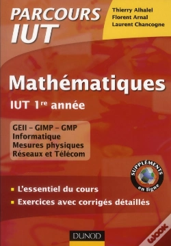 Capa do artigo Mathématiques ; Iut ; Rappels De Cours, Applications Et Exercices Corrigés