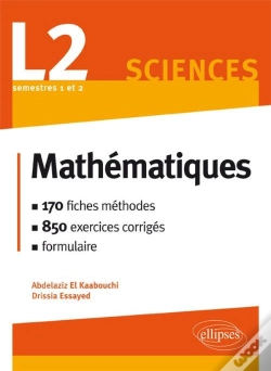 Capa do artigo Mathématiques L2 : Le Cours En 170 Fiches-Méthodes Et 850 Exercices Corrigés