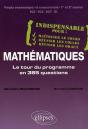 Mathématiques - Le Tour Du Programme En 365 Questions - Prépa Économique Et Commerciale 1re Et 2e Années - Preview