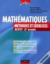 Mathematiques Methodes Et Exercices Bcspt 2e Annee