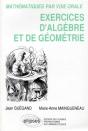 Mathématiques Par Voie Orale - Exercices D'Algèbre Et De Géométrie - Preview