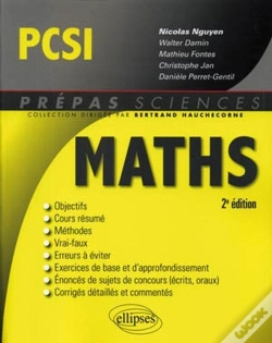 Capa do artigo Mathematiques Pcsi 2eme Edition
