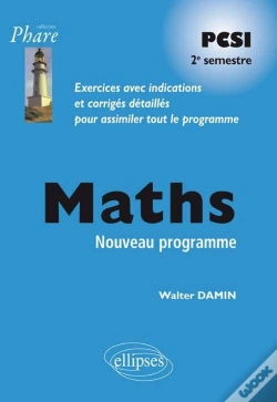 Capa do artigo Mathématiques Pcsi ; Exercices Corrigés ; 2ème Période Conforme Au Nouveau Programme 2013