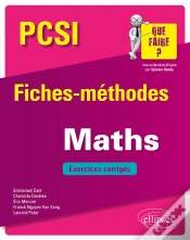 Capa do artigo Mathématiques Pcsi - Fiches-Méthodes Et Exercices Corrigés
