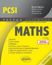 Capa do artigo Mathématiques ; Pcsi ; Nouveaux Programmes