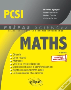 Capa do artigo Mathématiques ; Pcsi ; Nouveaux Programmes