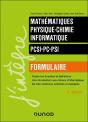 Mathématiques - Physique-Chimie - Informatique ; Pcsi-Pc-Psi ; Formulaire (9e Édition) - Preview
