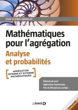Capa do artigo Mathématiques Pour L'Agrégation : Analyse Et Probabilités ; Cours, Exercices Et Problemes Corrigés